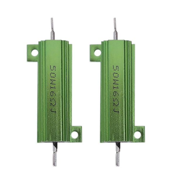 stk. Chassis Monteret Grøn Trådviklet Aluminium Modstand 50W 16 Ohm{F2}