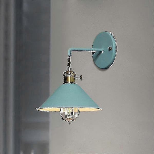 Fargerik nordisk Macaron LED vegglampe for soverom studie 16W light grey