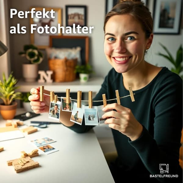 100x Mini Klyper Størrelse 25 mm Mini Klyper Klesklyper Tre Klyper Laget av Ekte Tre 100x