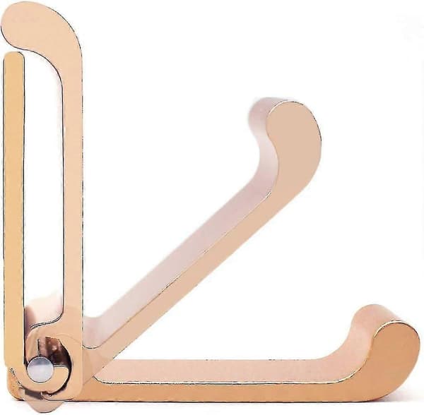 4 stk. foldbar vægmonteret knagerække i aluminiumslegering, foldbar multifunktionel bøjle (sort) SX Gold