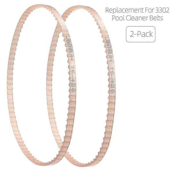 Drivremmar för Poolrengörare Ersättning För Aquabot Delar 3302 A3302pk Remmar - 2-pack