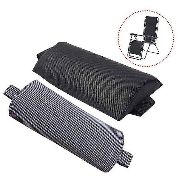 Huvud- och nackkuddar Mjuka loungekuddar Justerbar ergonomisk nackstödskudde för stolar Vilstolar Fåtöljer Black