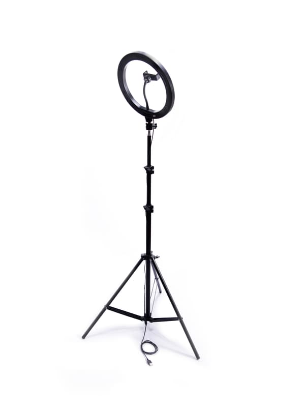 Ringlight LED 60W med Stativ & Mobilholder – Selfie, Sminke & Foto(f2) multifärg white