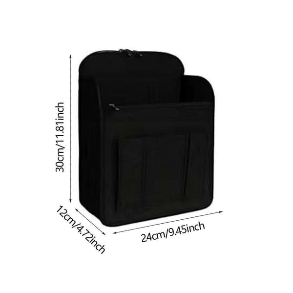 Ryggsäcksarrangör Insats Reseryggsäcksinsats för Ryggsäckar Handväska black M
