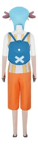 One Piece Tony Chopper cosplay-asu, hatulla ja repulla, Halloween-asu