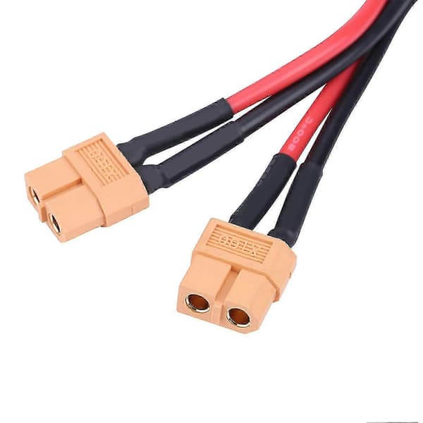 hård XT60 Parallel Batteripakke Stik Adapter 14AWG Kabel til RC Lipo 1 Han til 2 Hun intelligens