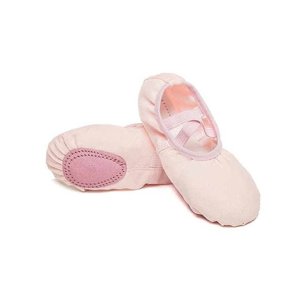 Ballettskor för flickor, mjukt läder; dansskor för pojkar, rosa. ROSA ROSA{F2} PINK 27