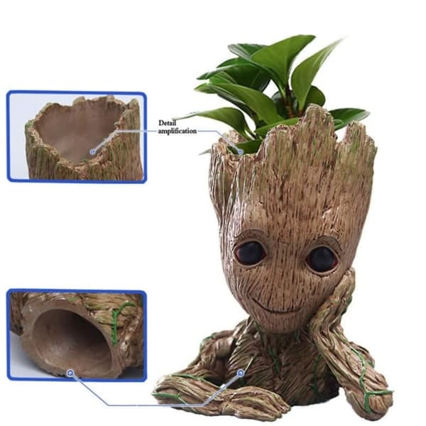 Guardians of the Galaxy 2 Baby Groot Blomkruka Brun{F2}