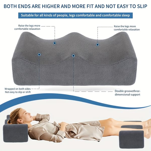 Komfortabel Benpute Med Elastiske Bånd Sklisikker Bunnstøtte For Seng Sofa Kontorstol Lenestol Black-Polar Fleece