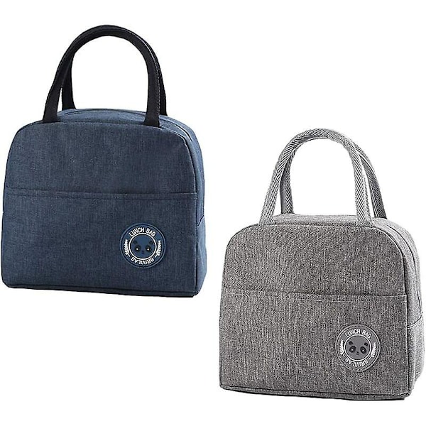 Lunsjveske med myntdesign, piknikveske, kjøleveske, liten lunsjveske, kjølebag, piknikhåndveske, bærbar lunsjkjøleveske for voksne, kvinner, studenter og barn