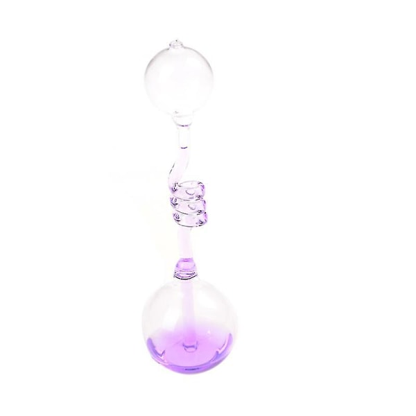 Love Meter Håndkoker Termometer Spiral Glass Vitenskap Energi Museum Leke Gaver Purple