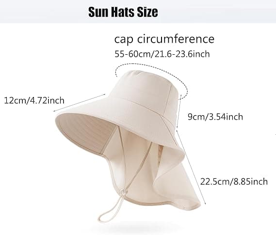 Solhat til kvinder - UV-resistent solhat til kvinder - solhat til kvinder - med UV-beskyttelse - egnet til sommer, strand, udendørs, camping og fiskeri - ...