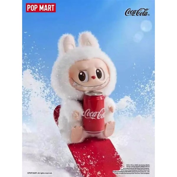 The Monsters Spennende Macaron Plyschdokker Figur Leker Blind BoxesAuthentic POPMART The Monsters Labubu Coca-Cola Plysj 1 Blind Box Figur leketøy!