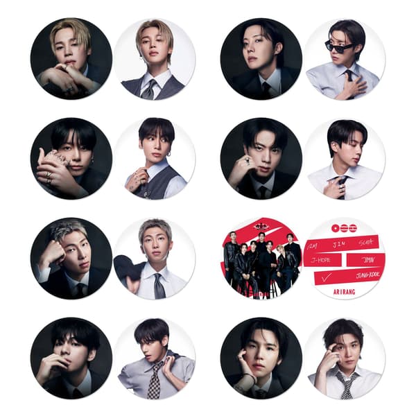 K-Pop-stil Pin Brosje Albumtema Samleobjekt Gave til Fans *BTS-merke* BTS badge