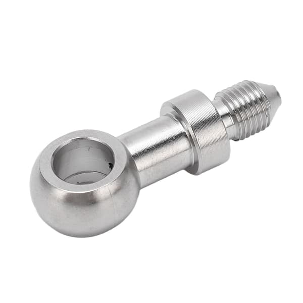 3/8 tums banjo koppling 10 mm innerdiameter rostfritt stål bromsslang adapter läckagesäker för M10 banjo bult{hw}