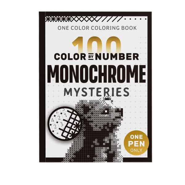 100 FÄRG EFTER NUMMER MONOKROMA MYSTERIER