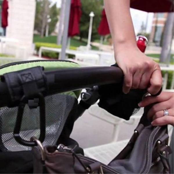 Barnvagnskrokar 2-pack Svart black