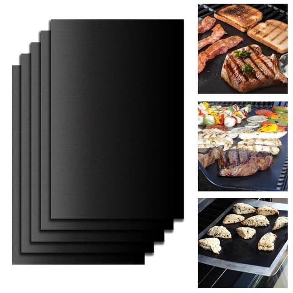 5-pak Grillmåtte Ovn Måtte & Bagemåtte - Non-stick 40x33cm (F2)