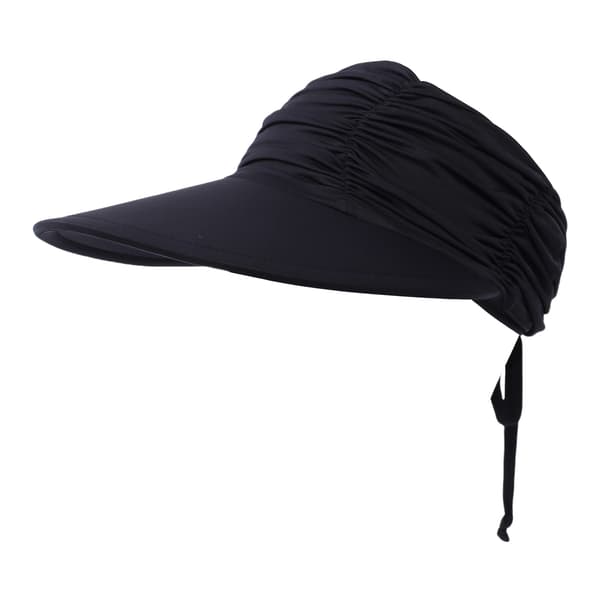 Solhat til kvinder - Strand solhat - Solhat med bred skygge - UV-resistent solhat til kvinder - Alsidig sommerhat med åben top - Høj hestehale hat - Solhat til...