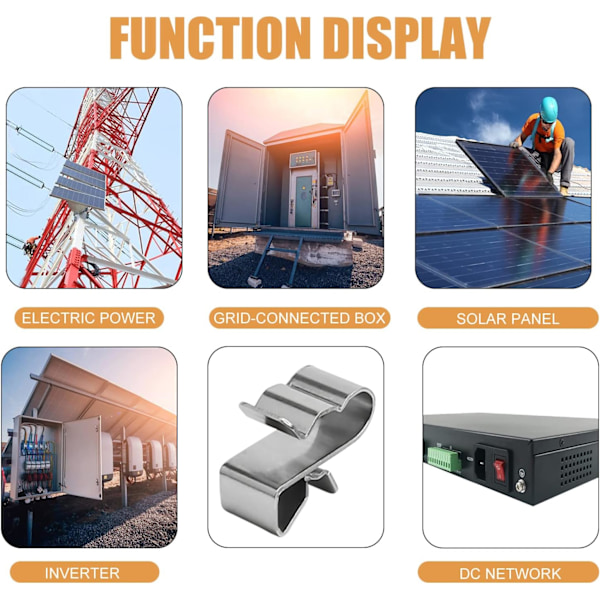Kaapelinklipsit Metalliset Johdin Klipsit Perävaunun Kaapeliskelet Ruostumaton Teräs, ZQKLA