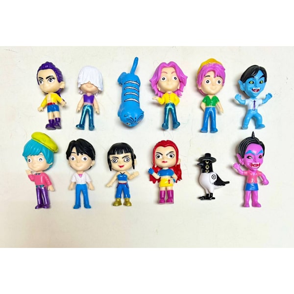 K-Pop Dæmonjægere Chibi Figur | Sød Mini Karaktermodel | Borddisplay Legetøj