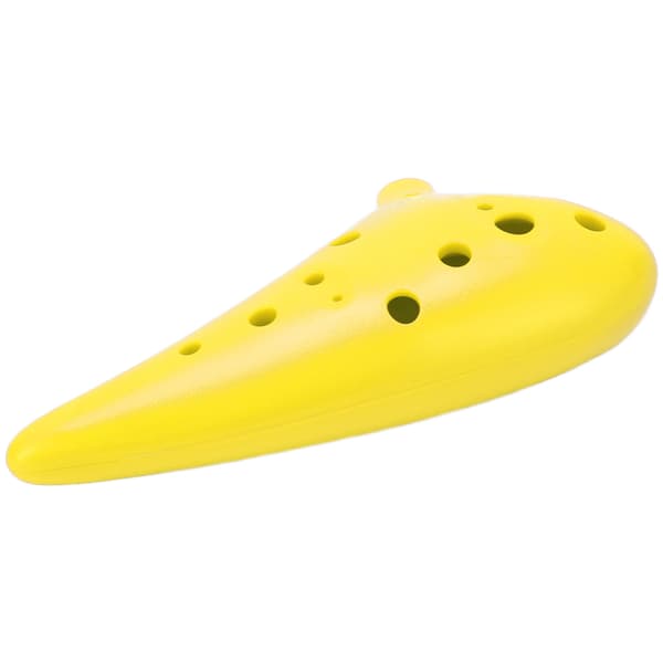 Ocarina ABS C-tuning 12-hulls musikkinstrument for voksne barn profesjonell læring gul{f2}