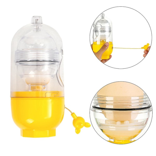 Köksverktyg Hand Golden Egg Maker Egg Scrambler Shaker Inside Mixer