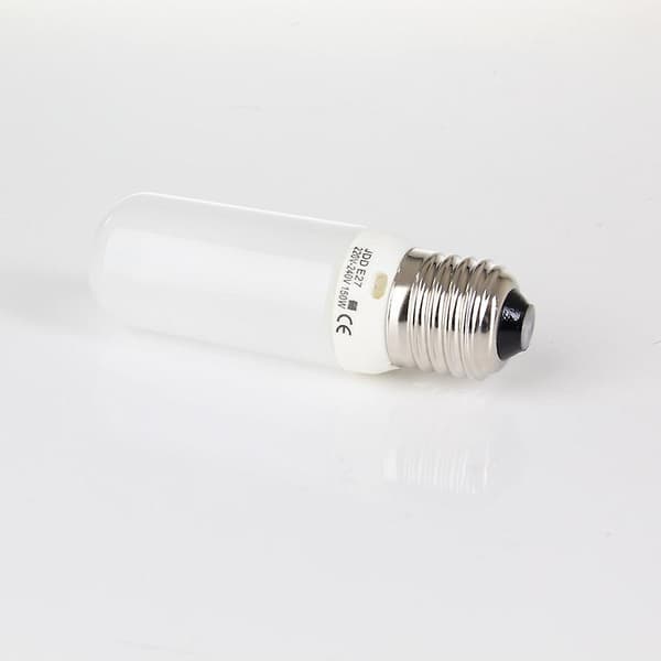 E27 Halogen Halolux Ceram 150 W Dæmpbar mat halogenlampe Diameter 32 mm Pakke med 2