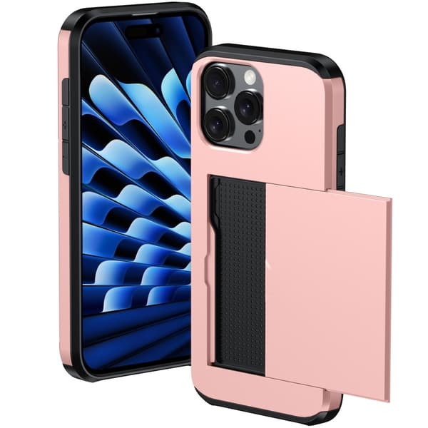 iPhone 16 Pro -kotelo korttipaikalla, hybridimalli, armeijanvihreä{qw}