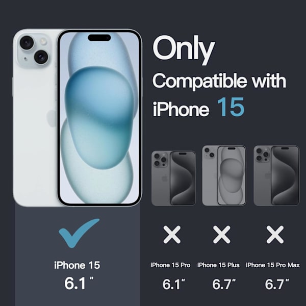 Silikoneetui til iPhone 13 (6,1 tommer), Allround-beskyttende mobiltelefonetui med silkeblødt touch, stødsikkert etui med mikrofiberforing (sort)