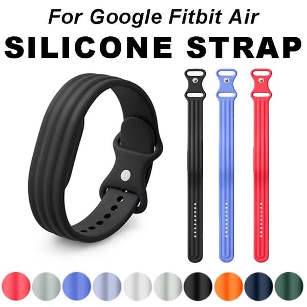 Silikone erstatningsrem til Google Fitbit Ace, blødt sportsarmbånd, justerbar urrem**lyserød light pink
