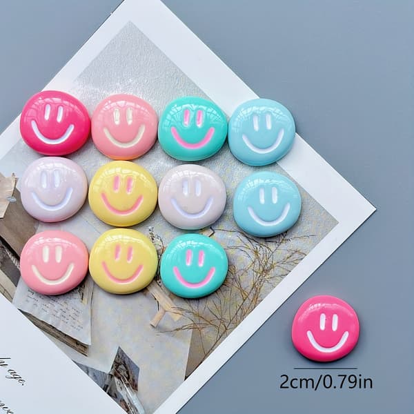 12 stk. søde smil køleskabsmagneter Kawaii dekorative køleskabsmagneter 12pcs