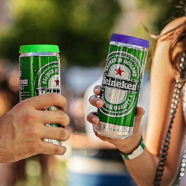 Läskburkslock, 6-pack återanvändbara silikonlock för läsk/dryck/öl, passar standard läskburkar (flerfärgade) från Senzhe Store{F2}