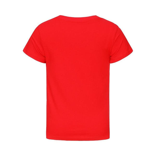 2024 Smiling Critters T-shirt för barn Tecknad Catnap Hoppy Hopscotch Fans Pojkar Flickor Casual Kortärmad T-shirt Blus Röd Red 7-8Years