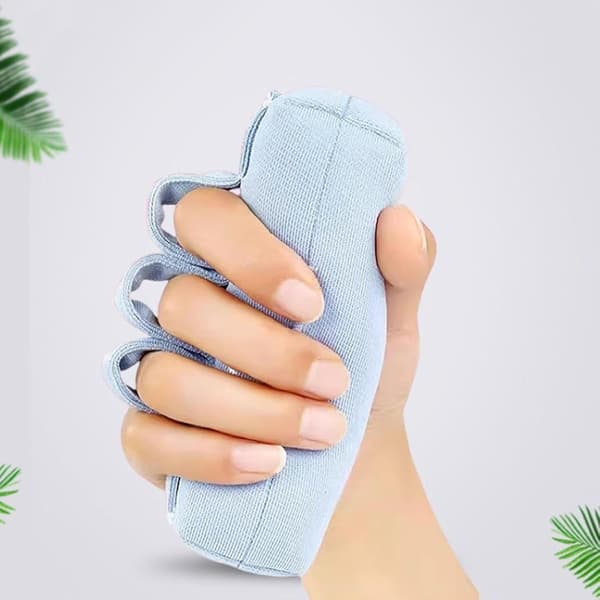 Ergonomisk handgreppsdyna med handflatsstöd och andningsbart tyg för handträning