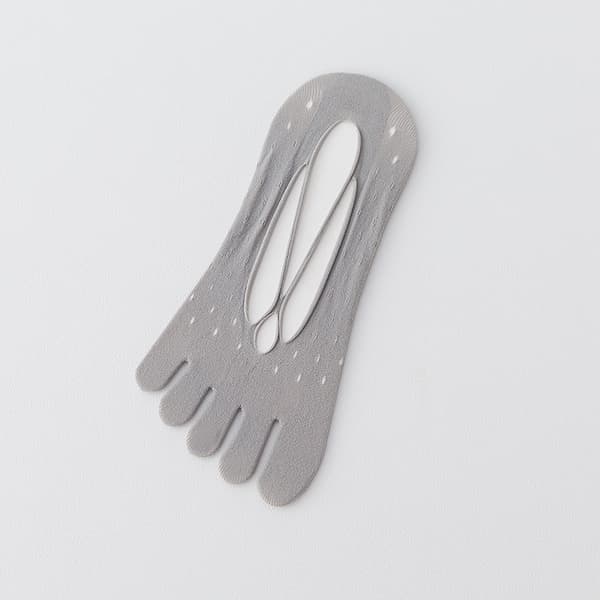 Usynlige tåsokker til kvinder – åndbare lave femfingersokker til sommer *Crossover/Sort* Crossover/Black