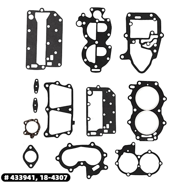 Sylinterikannen tiivistesarja Johnson/Evinrude 25/35hv 2-syl X-ref 433941{f2}