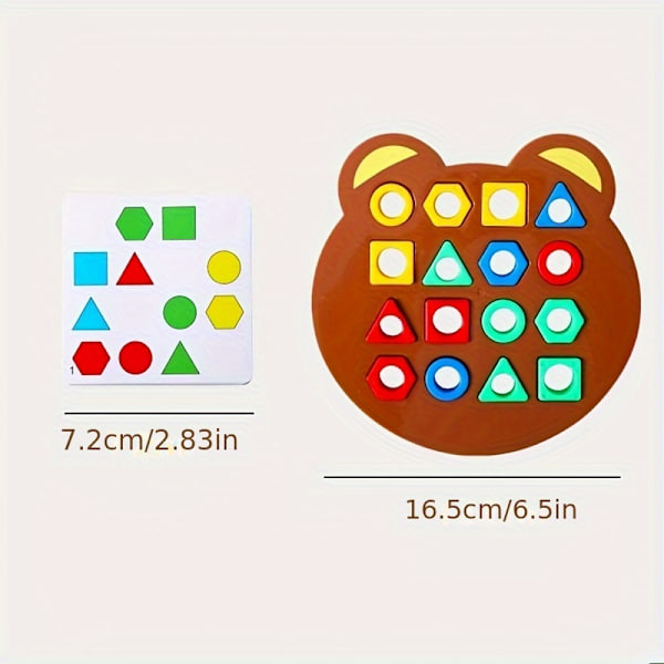 Geometrisk Form Matchende Spil - Hurtigt Farvepuslespil Play alone