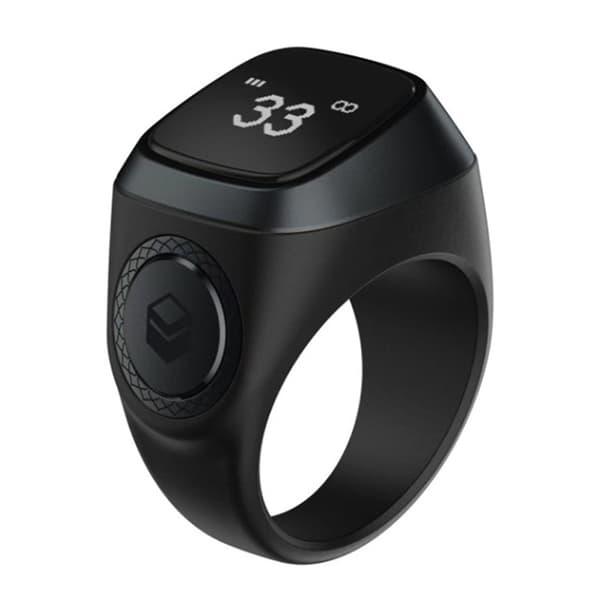 Smart Tasbih Tally Counter Ring för muslimer Zikr Digital{F2}