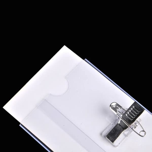 {hw}10 stk. ID-kortholder sikkerhedsnål clips broche 10pcs 10pcs