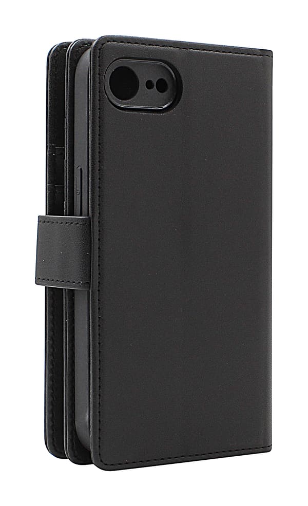 Skimblocker iPhone 16e XL Magnetpung Etui{F2} Mörkblå