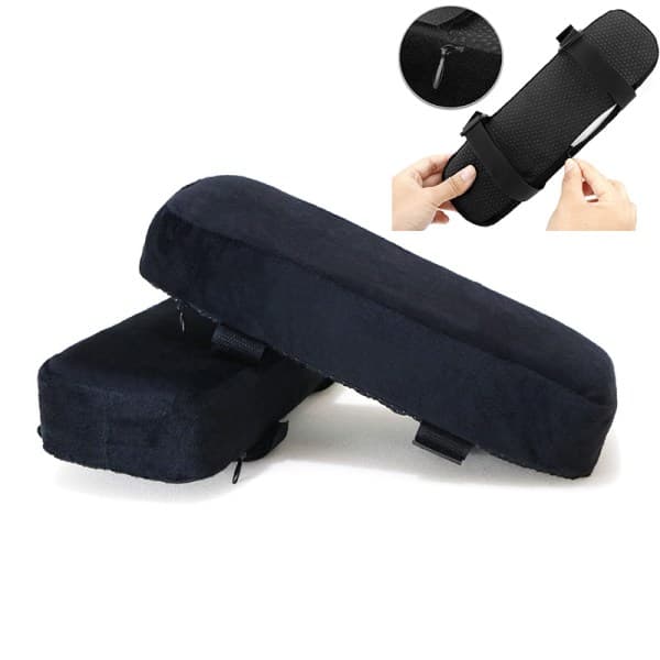 Stol Armstödskuddar, 2-pack Ergonomiska Kontorsstolar med Högdensitets Memory Foam Armbågskuddar{f2}