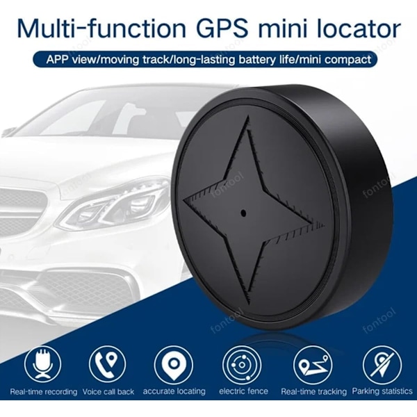 GPS Tracker til Køretøjer - Intet Abonnement Krævet, Stærk Magnetisk Anti-Tab Sporing, Real-Time GPS Locator med Gratis App-Perfet{f2}
