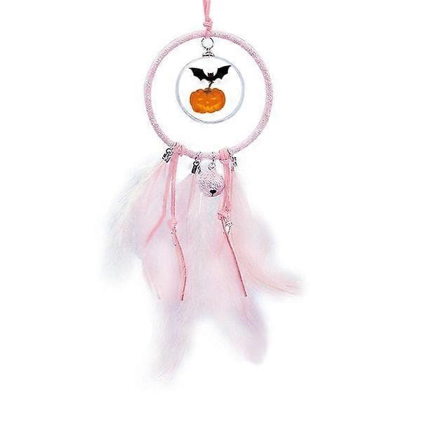 Fladdermus Pumpa Halloween Hallowmas Drömfångare Liten Klocka Sovrumsdekor