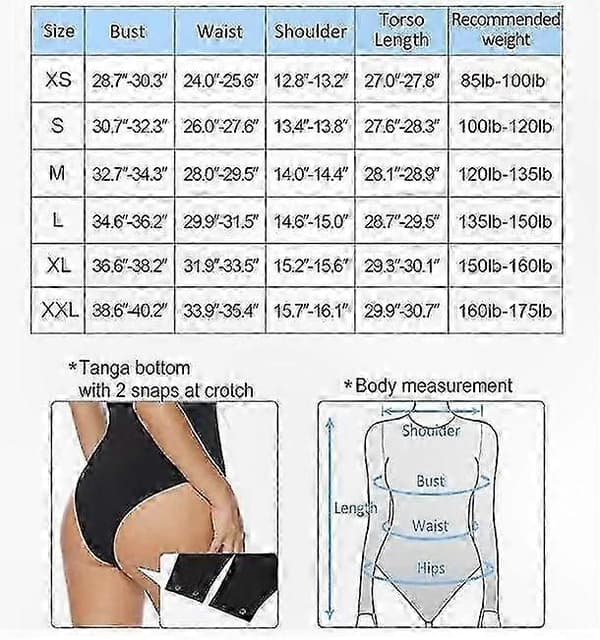 Langærmet Mock Neck Bodysuit til kvinder Jumpsuit Top A Long Sleeve White Medium