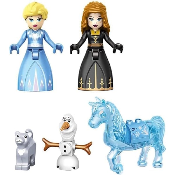 Doyomtoy Prinsessa Anna Elsa Linnan Rakennussarja Tytöille Luova Lahja 6 7 8 9 10 11 12 Vuotta Vanhoille Lapsille