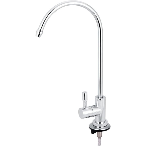 1/4'' Touch Kitchen Sink Faucet Reverse Osmosis Goose Neck Drinking Water Filter Quick Connect Kitchen Faucet