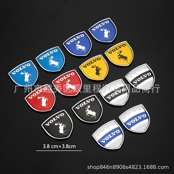 Passer til Volvo VOLVO Volvo S60 S90 XC60 XC90 modificeret skjold bil logo bil mærkat hale label{f511}