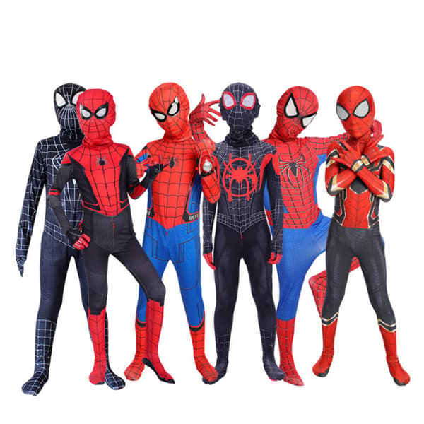 Spider-Man kostume til børn, elastisk heldragt til drenge til udklædning, fester og optrædener*110*PS4 PS4 110