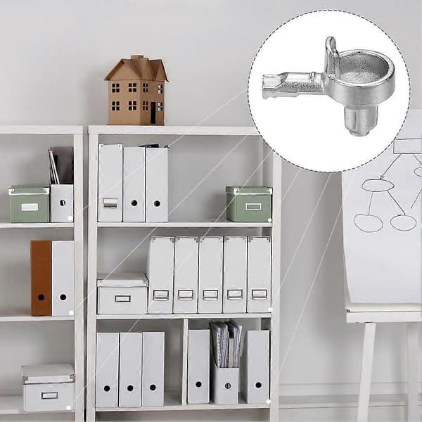 100 stk. bogreolstifter, udskiftningshyldestifter 3 mm hyldestifter bogreolstifter til Compa Silver